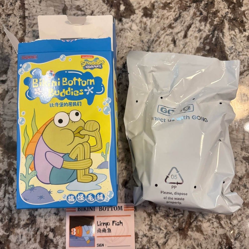 SpongeBob SquarePants Bikini Bottom Buddies Limp Fish Toy